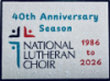 [Christina Myers National Lutheran Choir 40th Anniversary image]